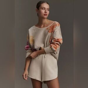 Hazy Daze Pullover Sweater In Beige